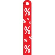Deckenhänger „Prozentzeichen“, aus Hart-PVC
