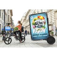 Werbeanhänger für Fahrräder „Clever“