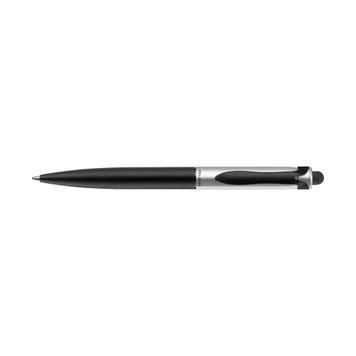 Pelikan Kugelschreiber „Stola II” aus Messing schwarz / silber