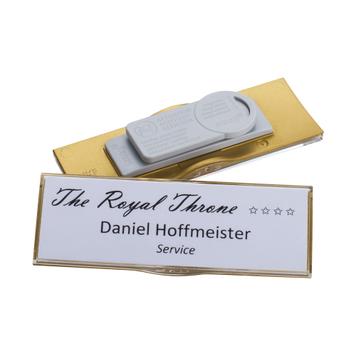 Badge identificativo „Podio Paper slim”