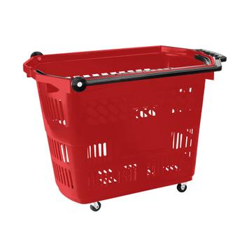 Roller Basket „Big“, Einkaufskorb 42 Liter, zum Ziehen und Tragen