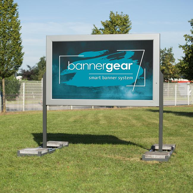Système d'affichage Bannergear™ pour panneau publicitaire 1 face
