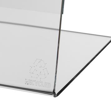 L-Ständer „Klassik“ recyceltes Acrylglas