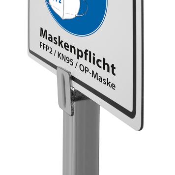 Cartello obbligo mascherine mascherine FFP2, KN95, OP