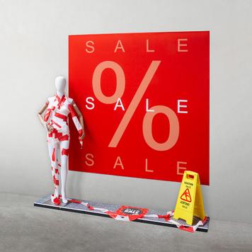 Cornice Stretchframe - Banner “Sale” incluso